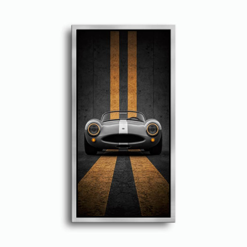 Shelby Cobra Wall Art | Vintage Sports Car Canvas Print | Garage Decor Cars