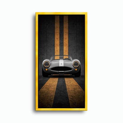 Shelby Cobra Wall Art | Vintage Sports Car Canvas Print | Garage Decor Cars