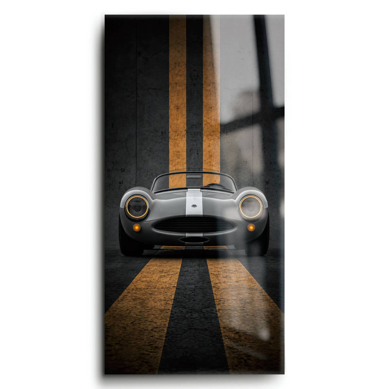 Shelby Cobra Wall Art | Vintage Sports Car Canvas Print | Garage Decor Cars