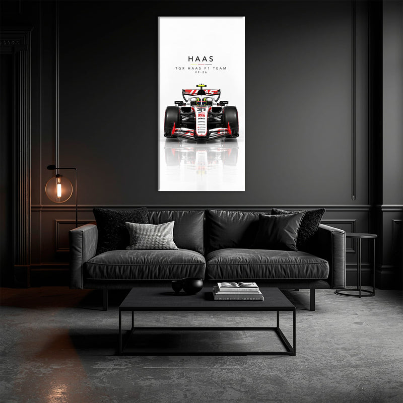 TGR Haas F1 Team VF-26 Wall Art | Formula 1 Decor Cars