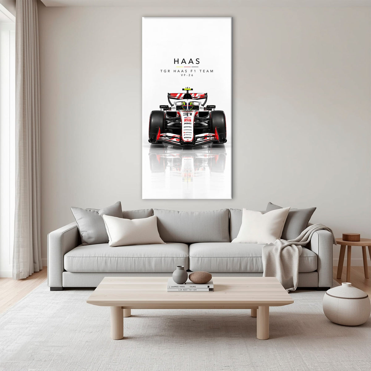 TGR Haas F1 Team VF-26 Wall Art | Formula 1 Decor Cars