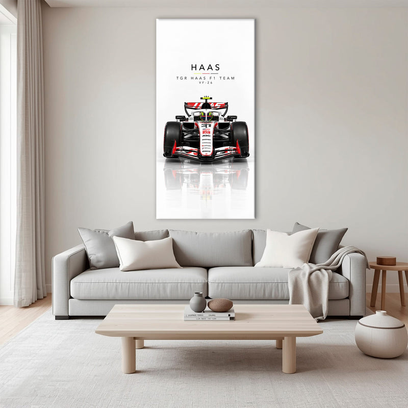 TGR Haas F1 Team VF-26 Wall Art | Formula 1 Decor Cars