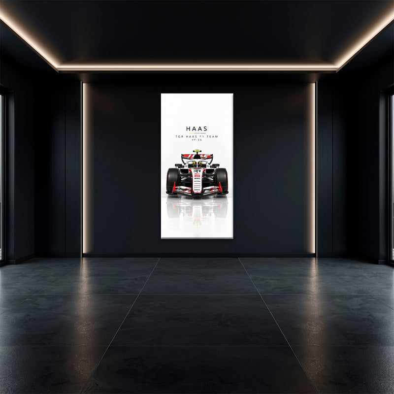 TGR Haas F1 Team VF-26 Wall Art | Formula 1 Decor Cars