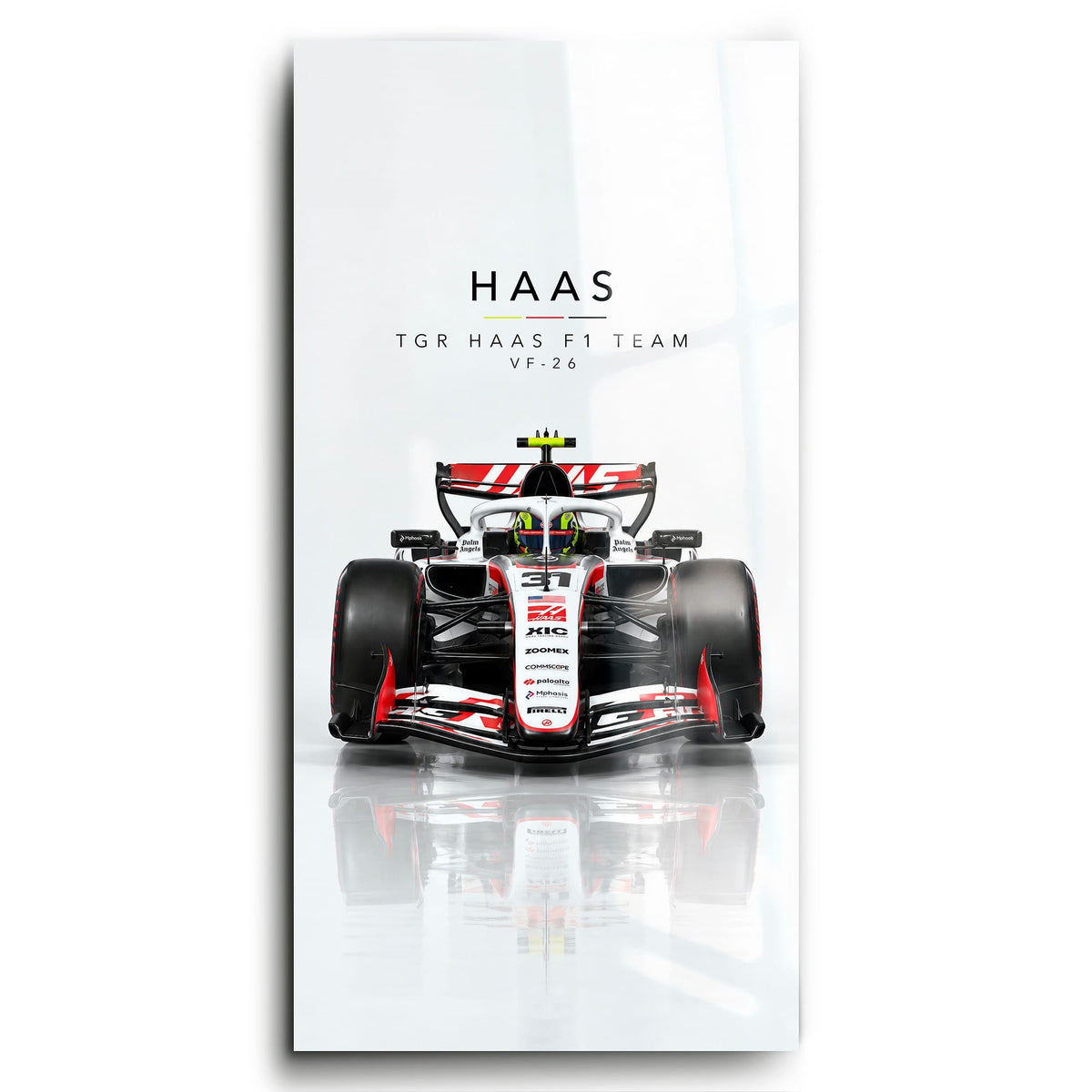 TGR Haas F1 Team VF-26 Wall Art | Formula 1 Decor Cars