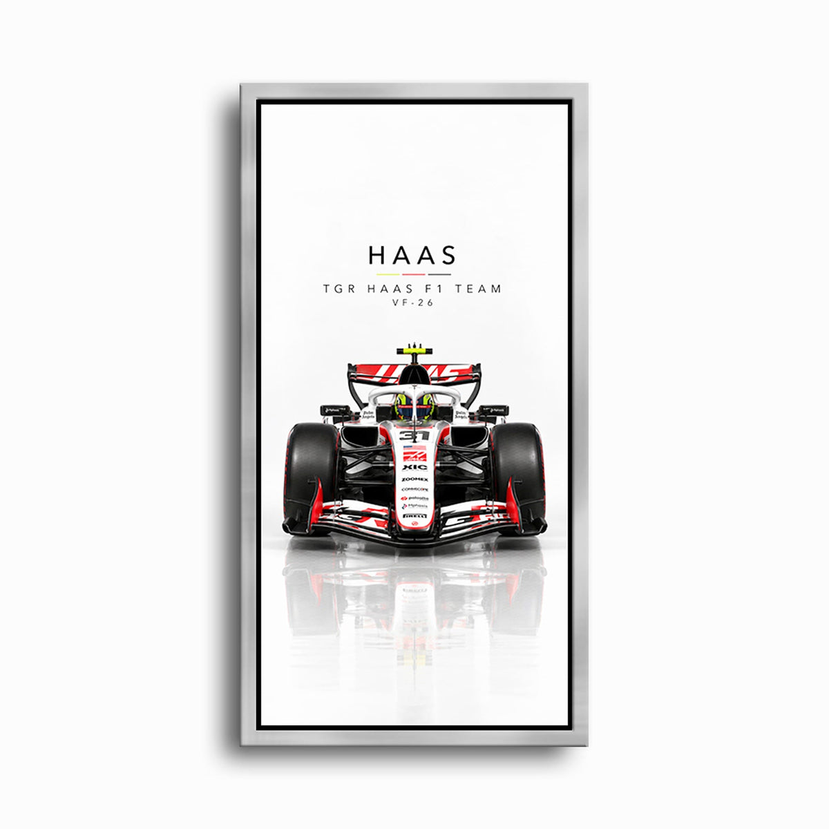 TGR Haas F1 Team VF-26 Wall Art | Formula 1 Decor Cars