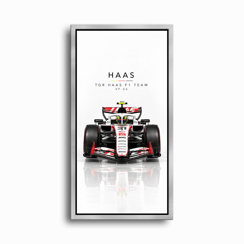 TGR Haas F1 Team VF-26 Wall Art | Formula 1 Decor Cars