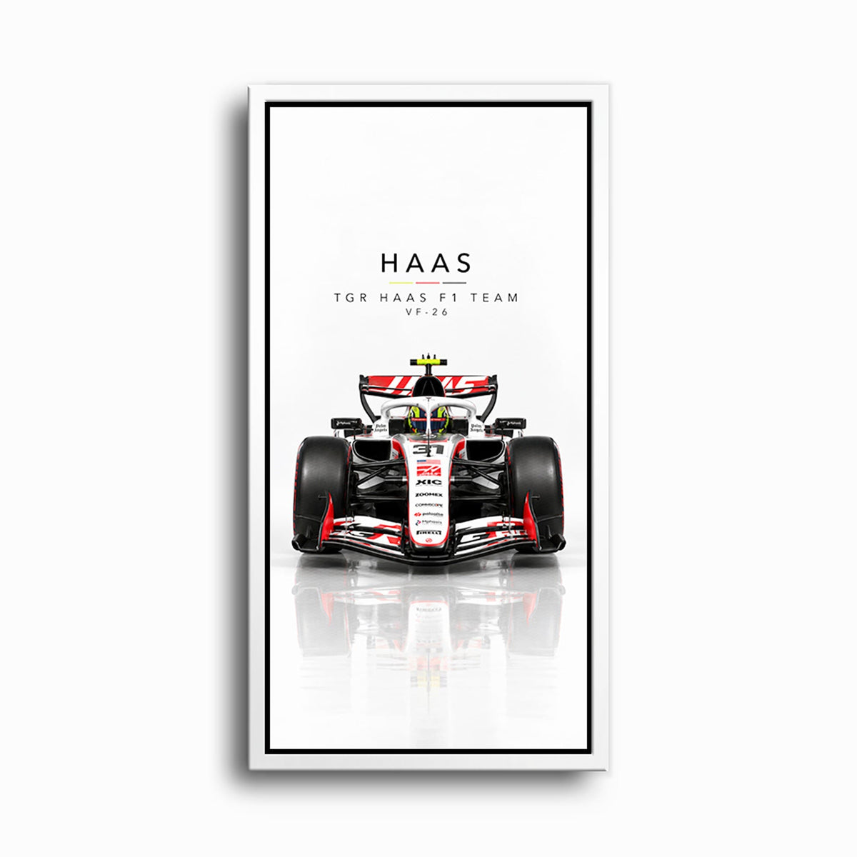 TGR Haas F1 Team VF-26 Wall Art | Formula 1 Decor Cars