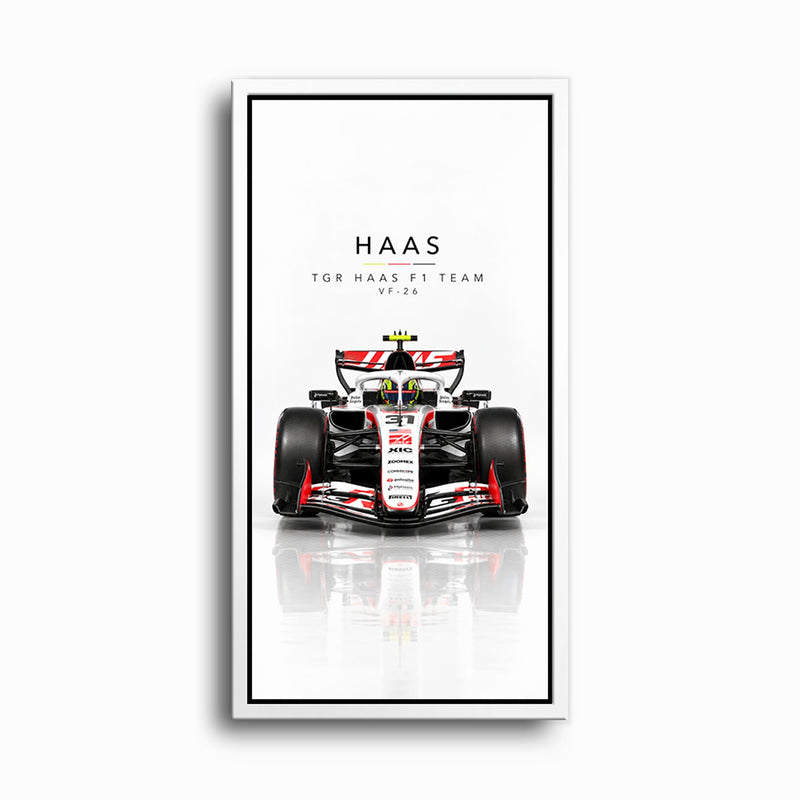 TGR Haas F1 Team VF-26 Wall Art | Formula 1 Decor Cars