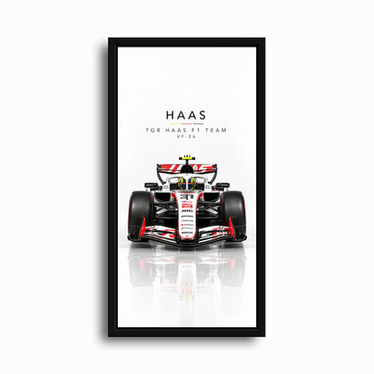 TGR Haas F1 Team VF-26 Wall Art | Formula 1 Decor Cars