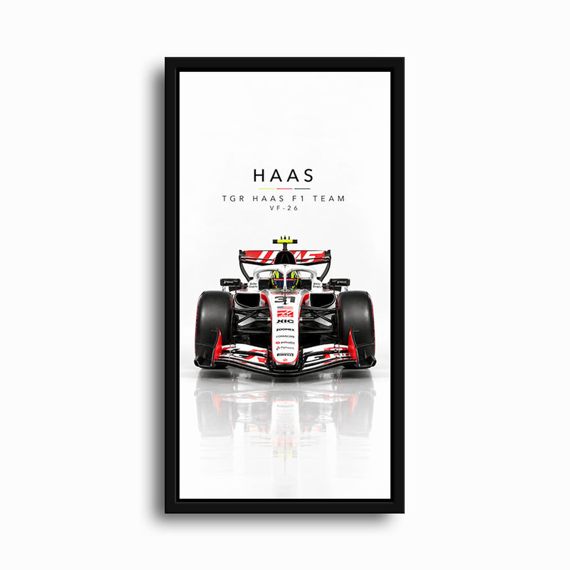 TGR Haas F1 Team VF-26 Wall Art | Formula 1 Decor Cars