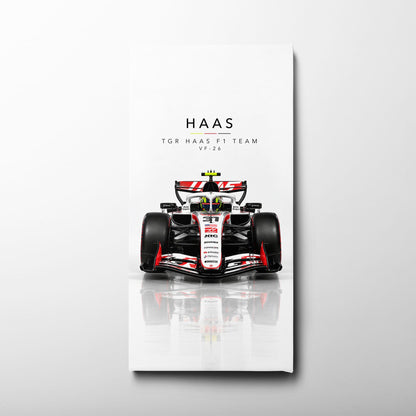 TGR Haas F1 Team VF-26 Wall Art | Formula 1 Decor Cars