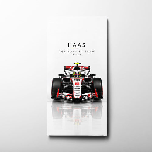 TGR Haas F1 Team VF-26 Wall Art | Formula 1 Decor Cars