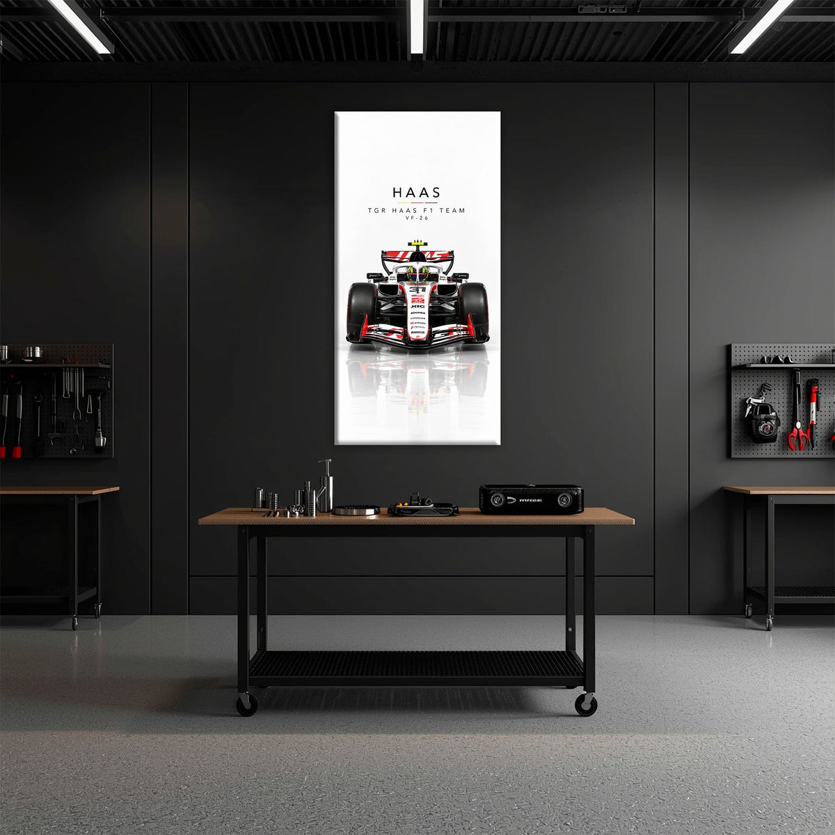 TGR Haas F1 Team VF-26 Wall Art | Formula 1 Decor Cars