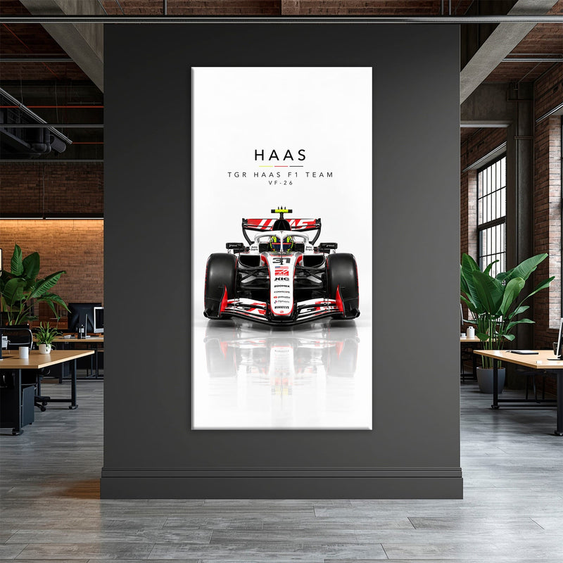 TGR Haas F1 Team VF-26 Wall Art | Formula 1 Decor Cars