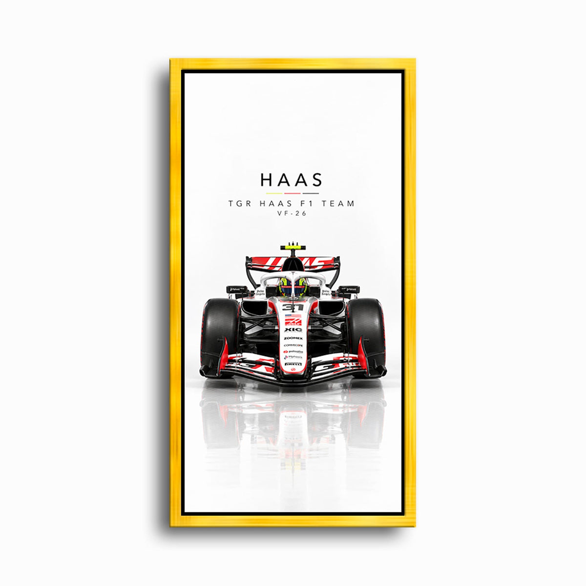TGR Haas F1 Team VF-26 Wall Art | Formula 1 Decor Cars