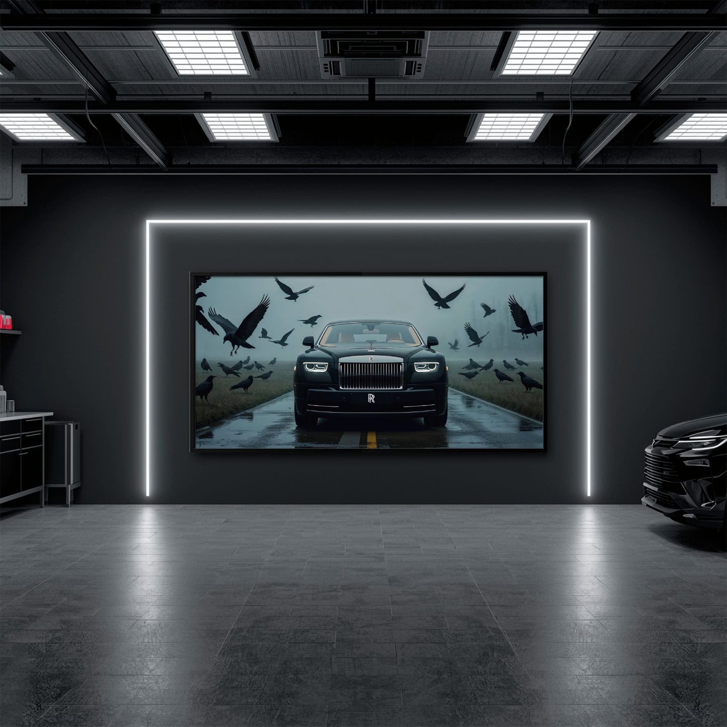 The Phantom King Rolls-Royce Mens Bedroom Wall Art Cars