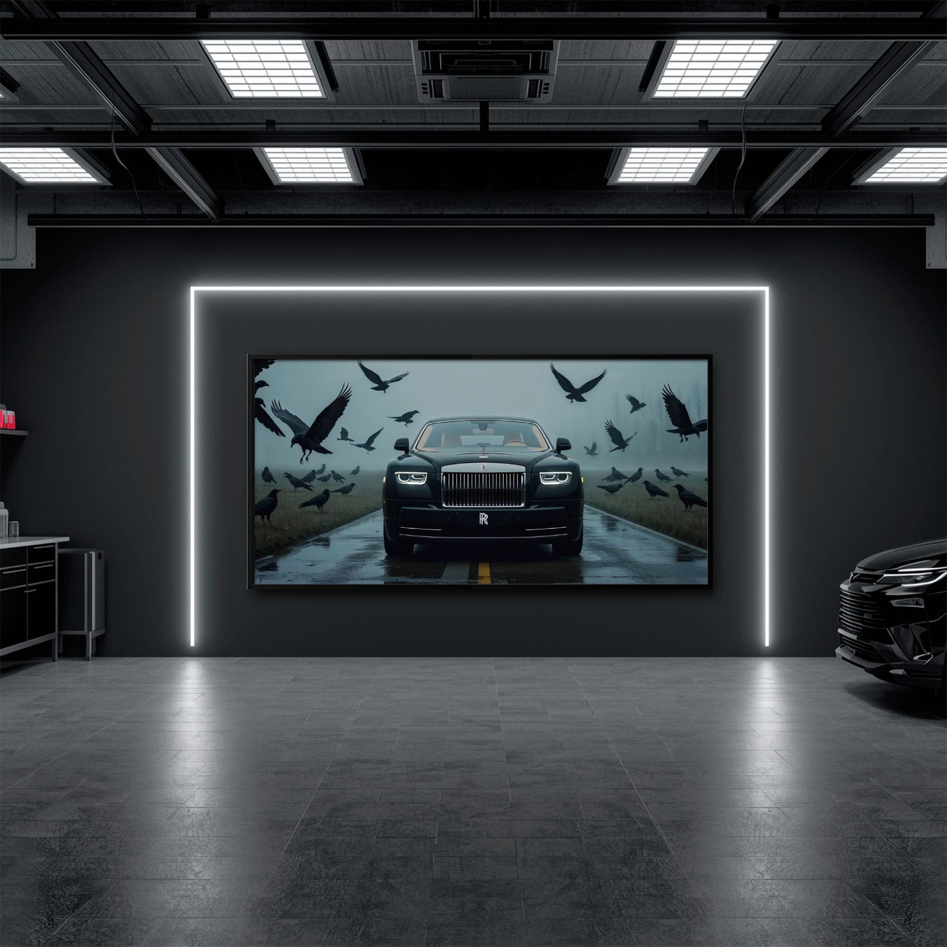 The Phantom King Rolls-Royce Mens Bedroom Wall Art Cars