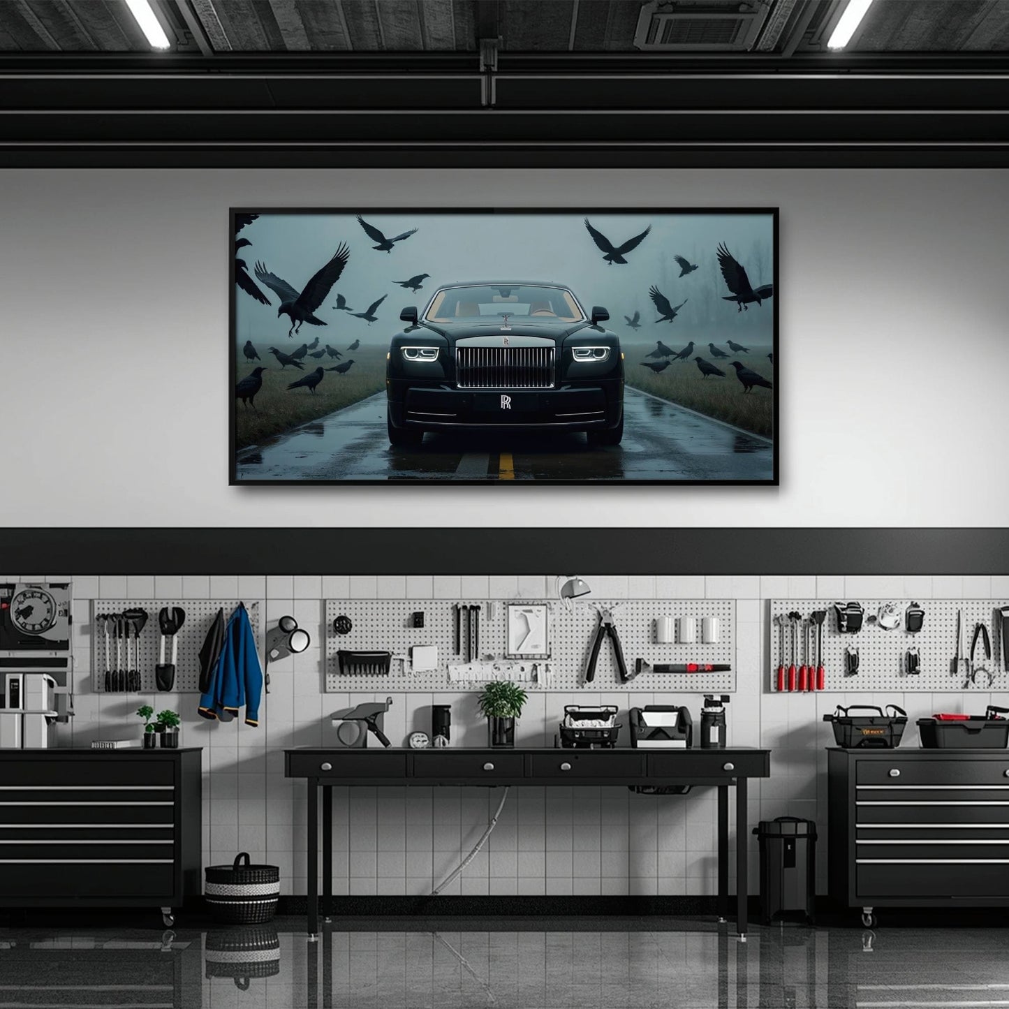 The Phantom King Rolls-Royce Mens Bedroom Wall Art Cars