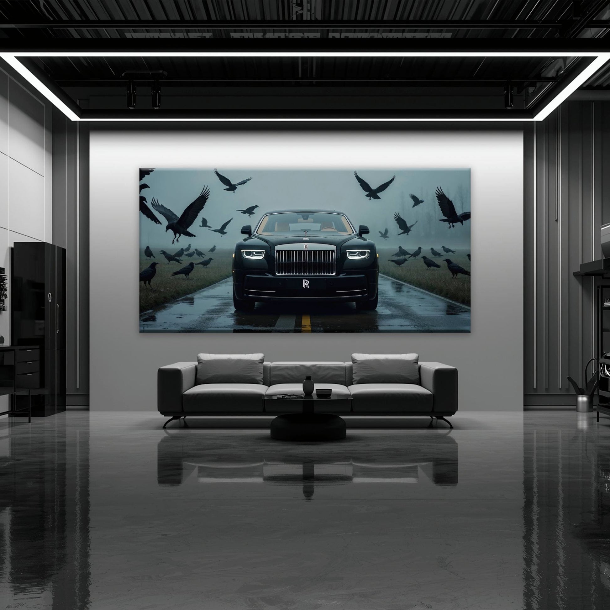 The Phantom King Rolls-Royce Mens Bedroom Wall Art Cars