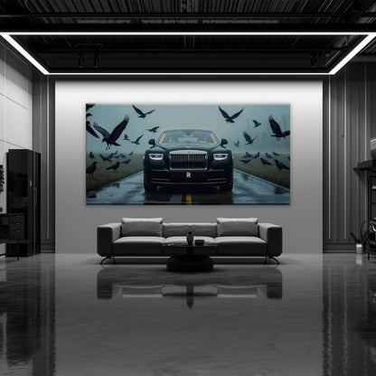 The Phantom King Rolls-Royce Mens Bedroom Wall Art Cars