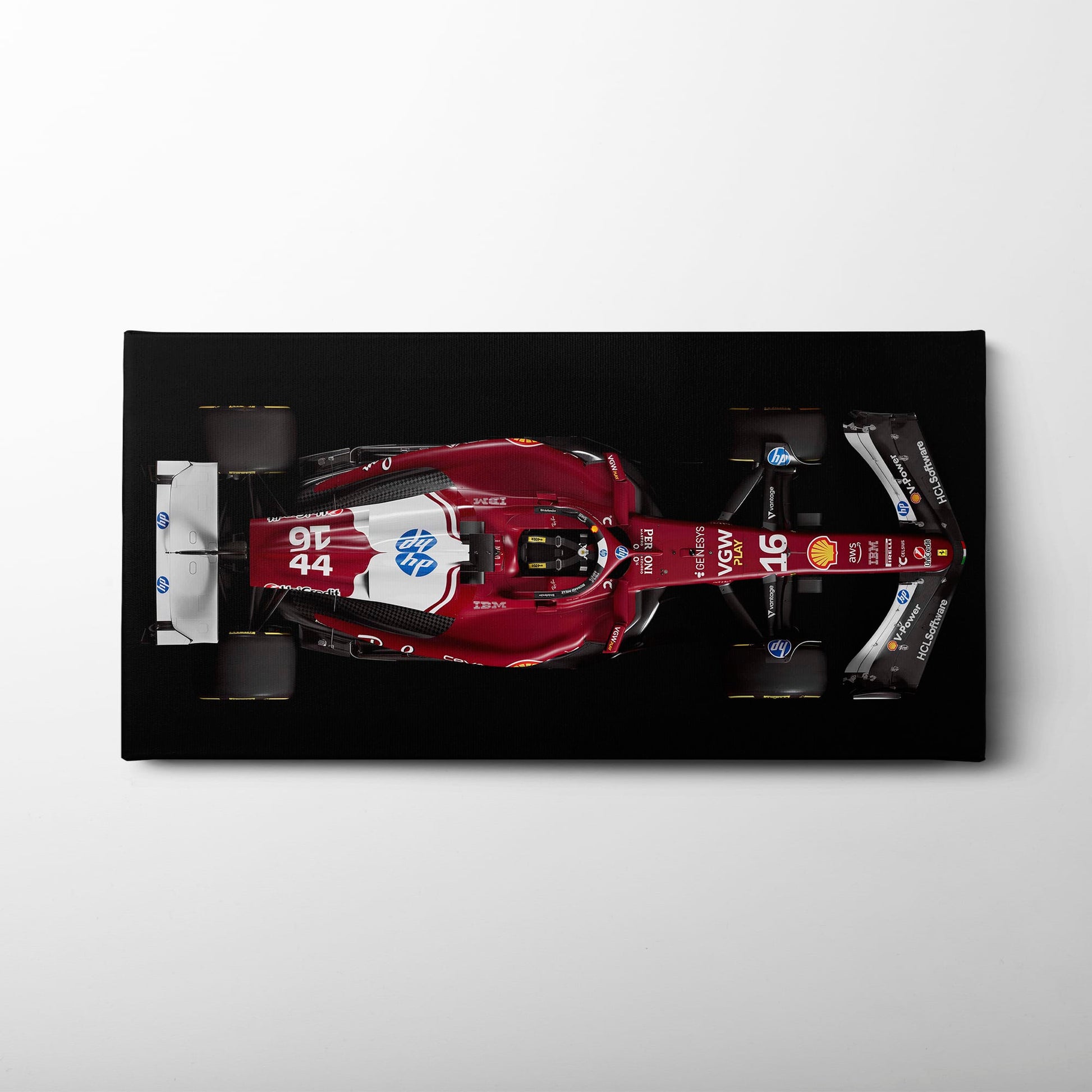 The Red Apex Ferrari F1 Wall Art | Formula One Decor Cars