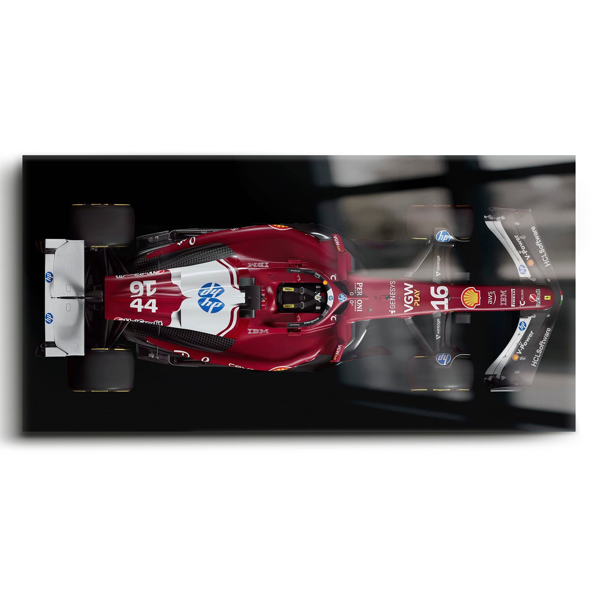 The Red Apex Ferrari F1 Wall Art | Formula One Decor Cars