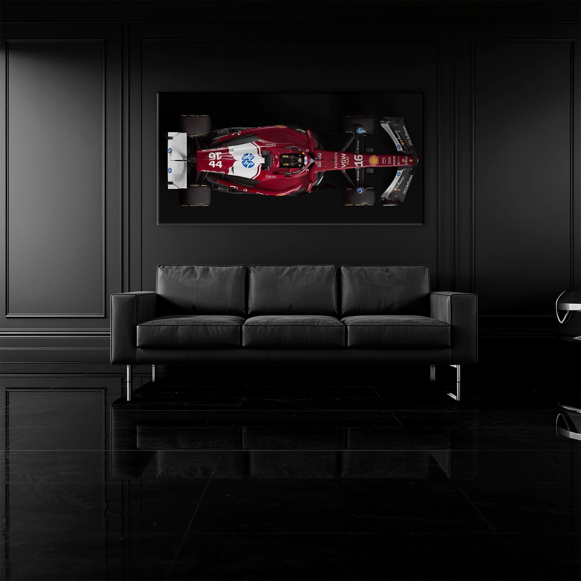 The Red Apex Ferrari F1 Wall Art | Formula One Decor Cars