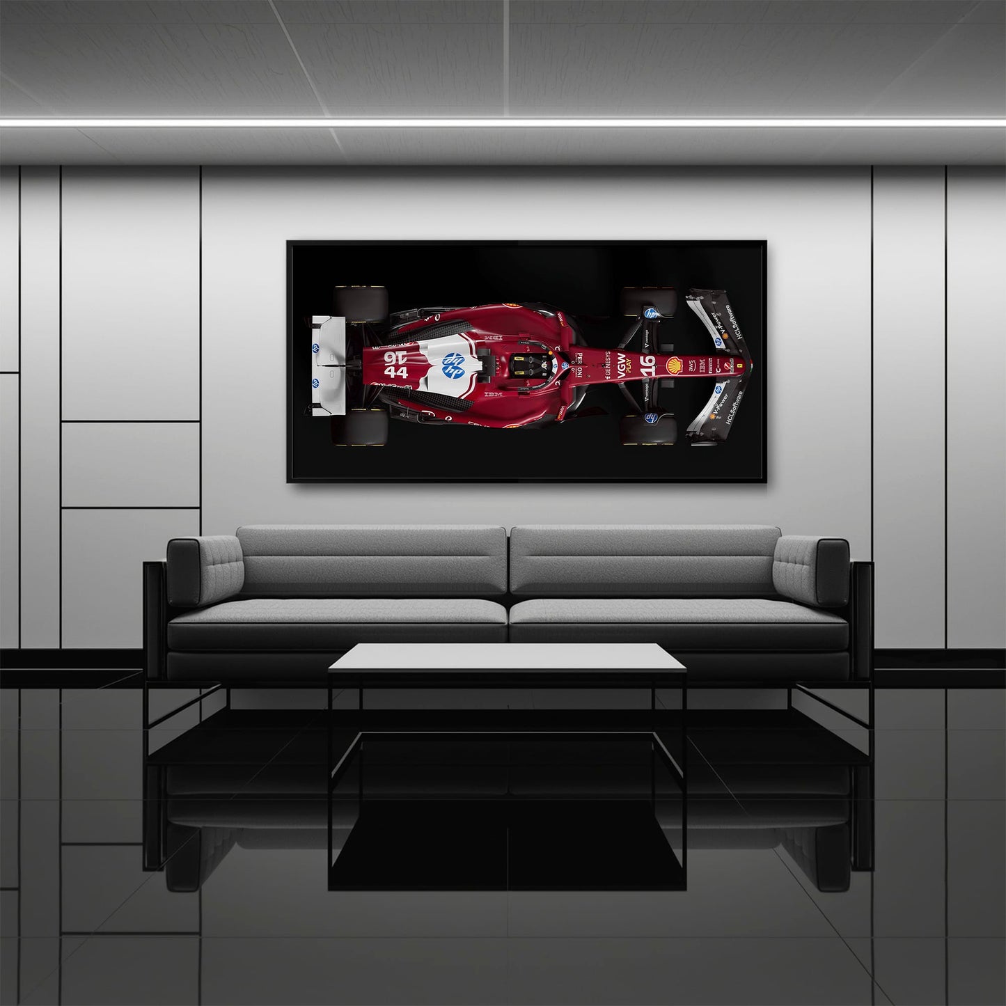 The Red Apex Ferrari F1 Wall Art | Formula One Decor Cars