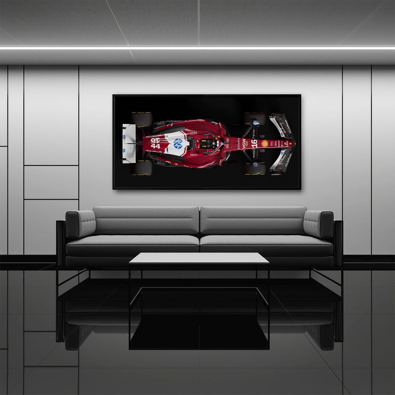 The Red Apex Ferrari F1 Wall Art | Formula One Decor Cars