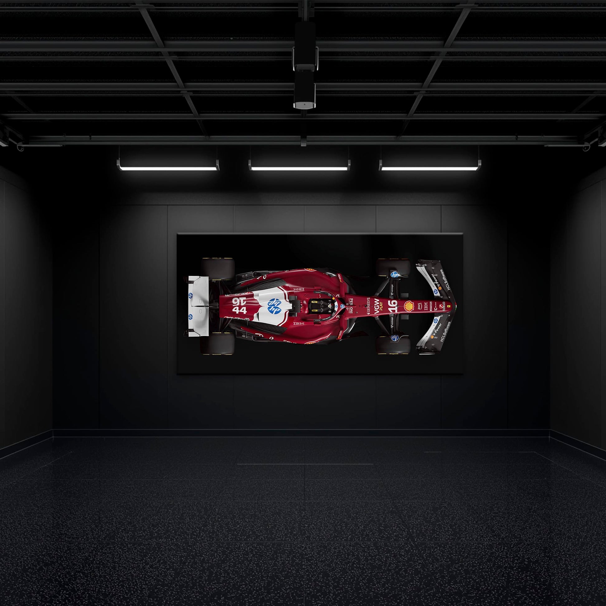 The Red Apex Ferrari F1 Wall Art | Formula One Decor Cars