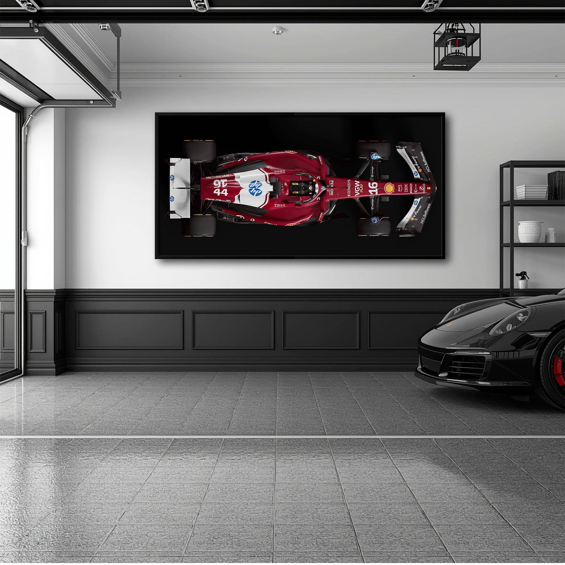 The Red Apex Ferrari F1 Wall Art | Formula One Decor Cars