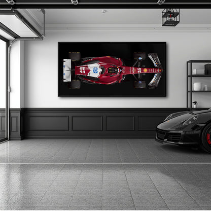 The Red Apex Ferrari F1 Wall Art | Formula One Decor Cars