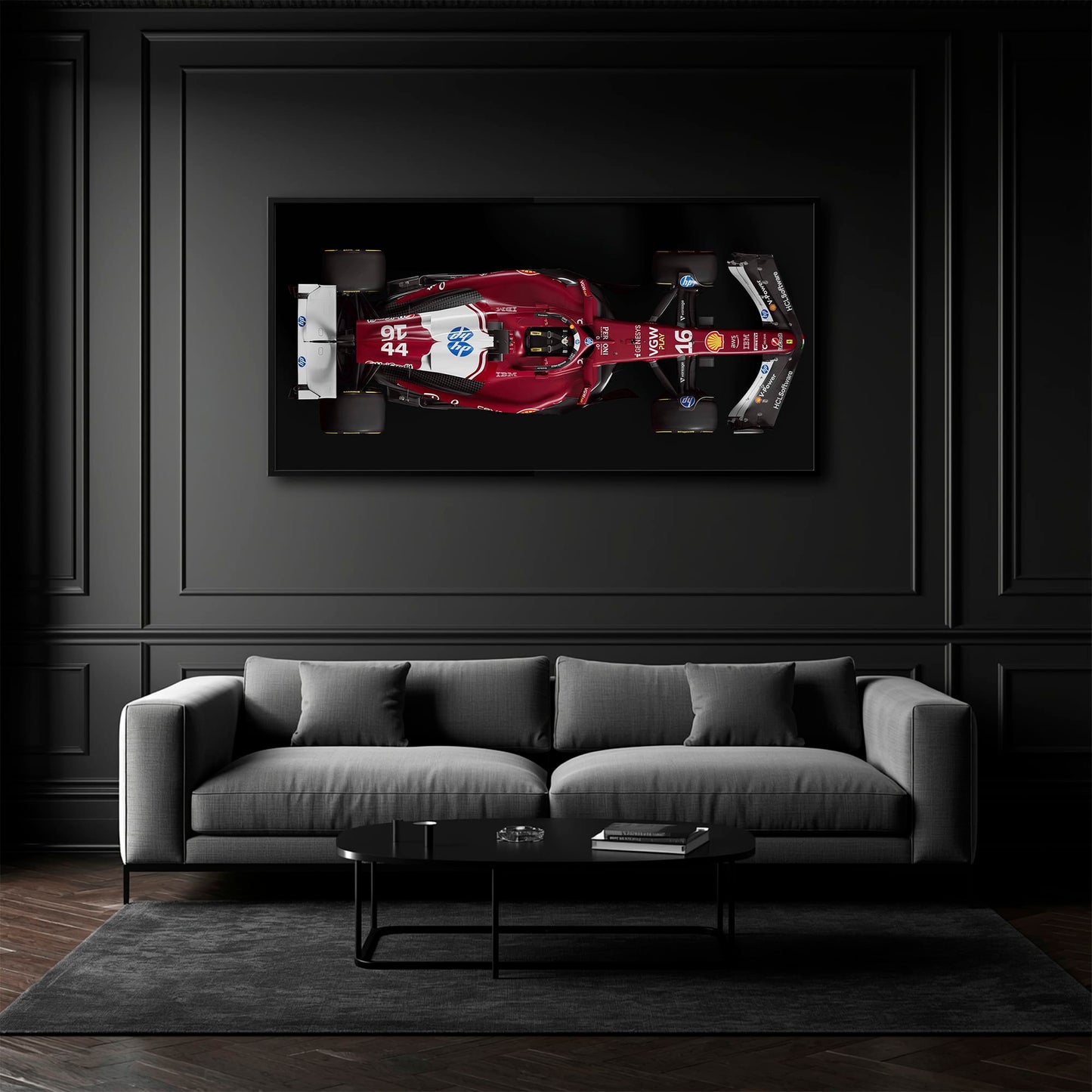The Red Apex Ferrari F1 Wall Art | Formula One Decor Cars