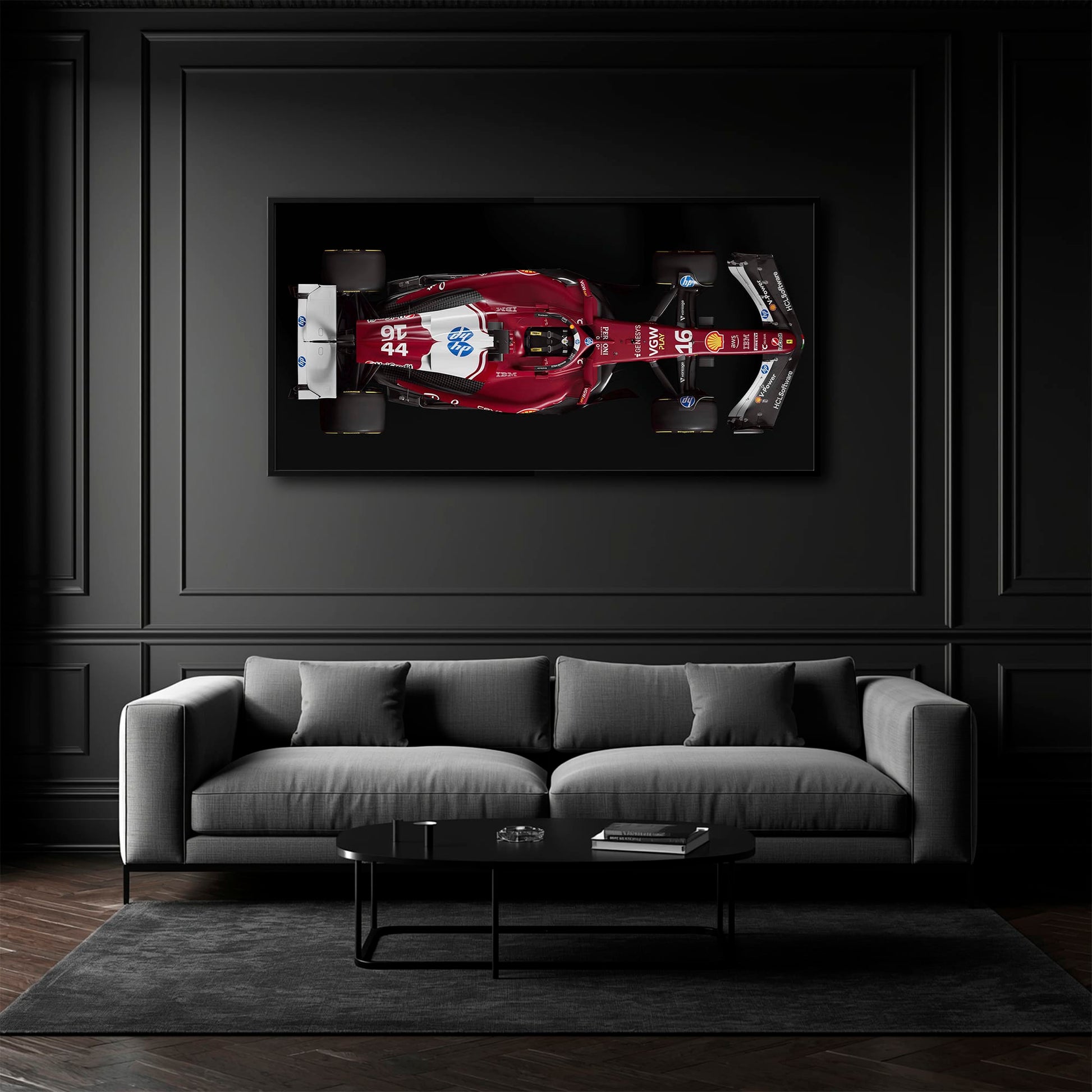The Red Apex Ferrari F1 Wall Art | Formula One Decor Cars
