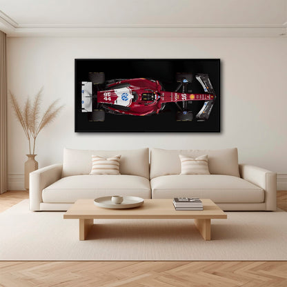 The Red Apex Ferrari F1 Wall Art | Formula One Decor Cars