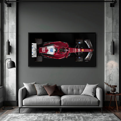 The Red Apex Ferrari F1 Wall Art | Formula One Decor Cars