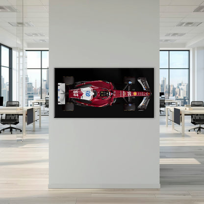 The Red Apex Ferrari F1 Wall Art | Formula One Decor Cars