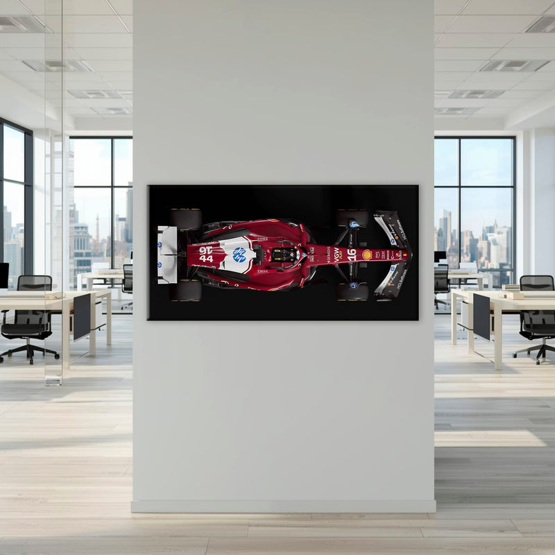 The Red Apex Ferrari F1 Wall Art | Formula One Decor Cars