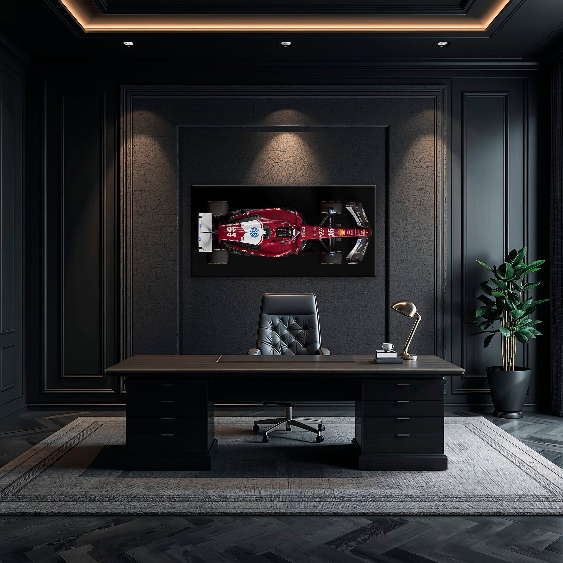 The Red Apex Ferrari F1 Wall Art | Formula One Decor Cars