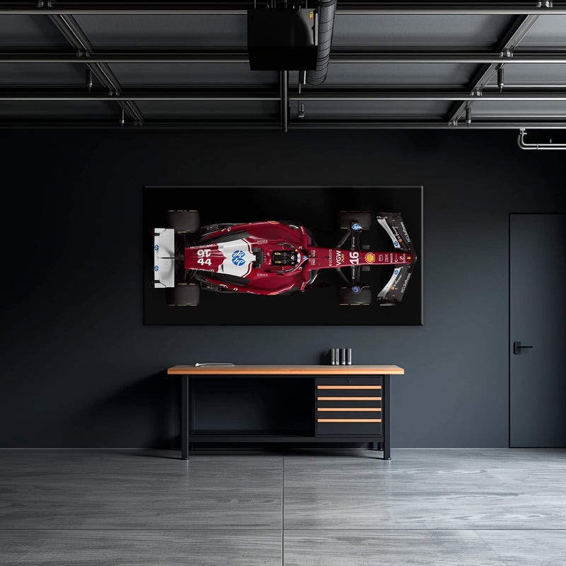 The Red Apex Ferrari F1 Wall Art | Formula One Decor Cars