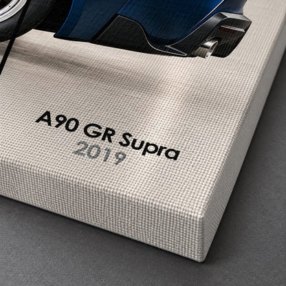 Toyota Supra Evolution Poster A40–A90 & Canvas Art | Caveson Cars