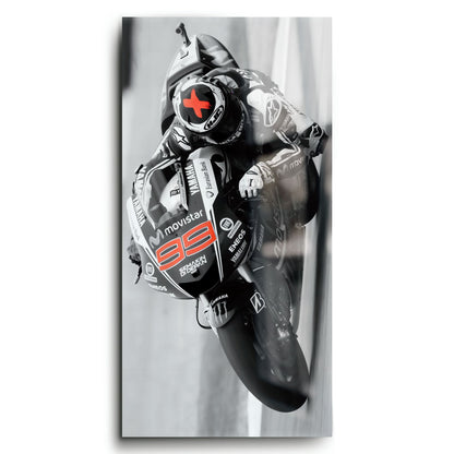 Motorcycle Blueprint Wall Art – Yamaha YZR-M1 MotoGP Canvas Print Motorcycle