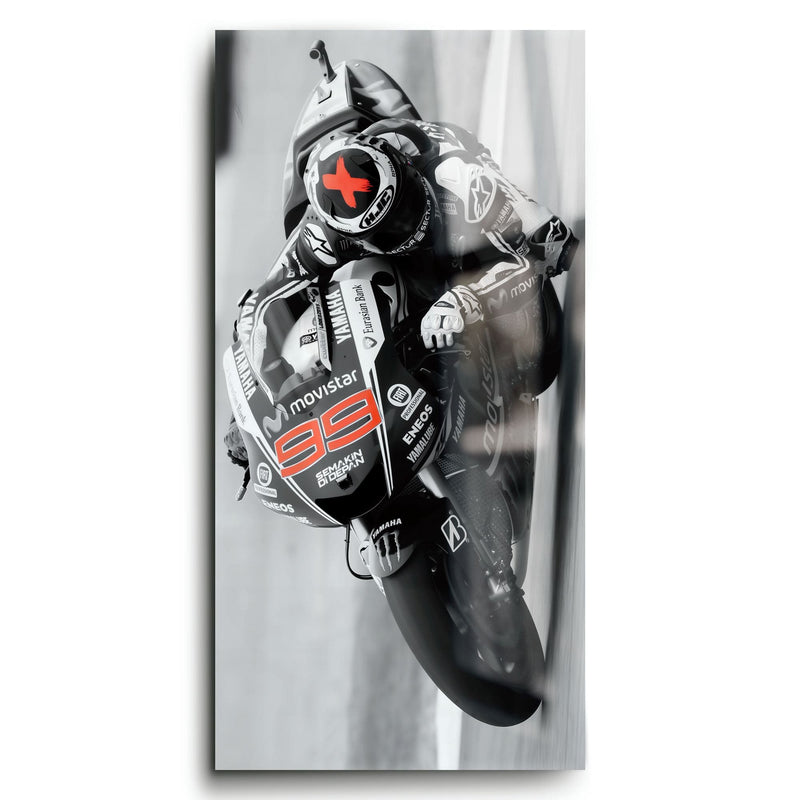 Motorcycle Blueprint Wall Art – Yamaha YZR-M1 MotoGP Canvas Print Motorcycle