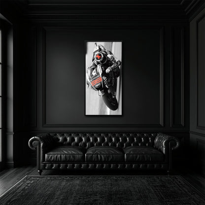 Motorcycle Blueprint Wall Art – Yamaha YZR-M1 MotoGP Canvas Print Motorcycle
