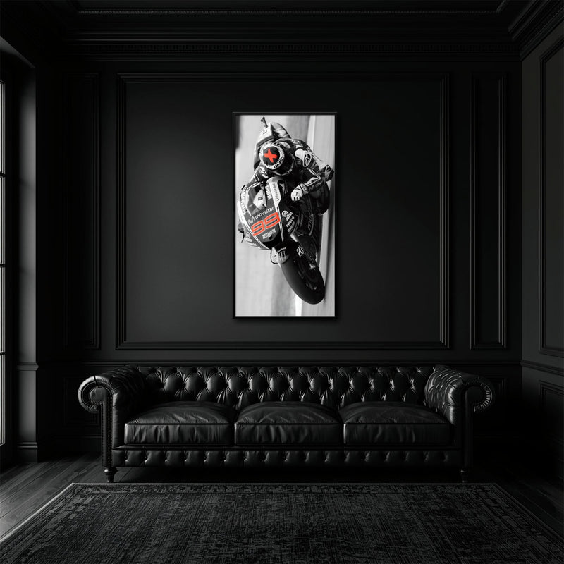 Motorcycle Blueprint Wall Art – Yamaha YZR-M1 MotoGP Canvas Print Motorcycle