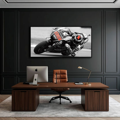 Motorcycle Blueprint Wall Art – Yamaha YZR-M1 MotoGP Canvas Print Motorcycle
