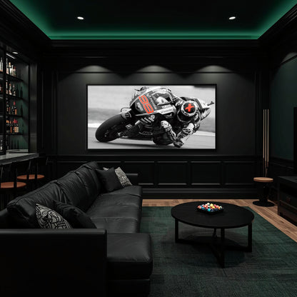 Motorcycle Blueprint Wall Art – Yamaha YZR-M1 MotoGP Canvas Print Motorcycle