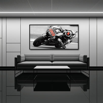 Motorcycle Blueprint Wall Art – Yamaha YZR-M1 MotoGP Canvas Print Motorcycle