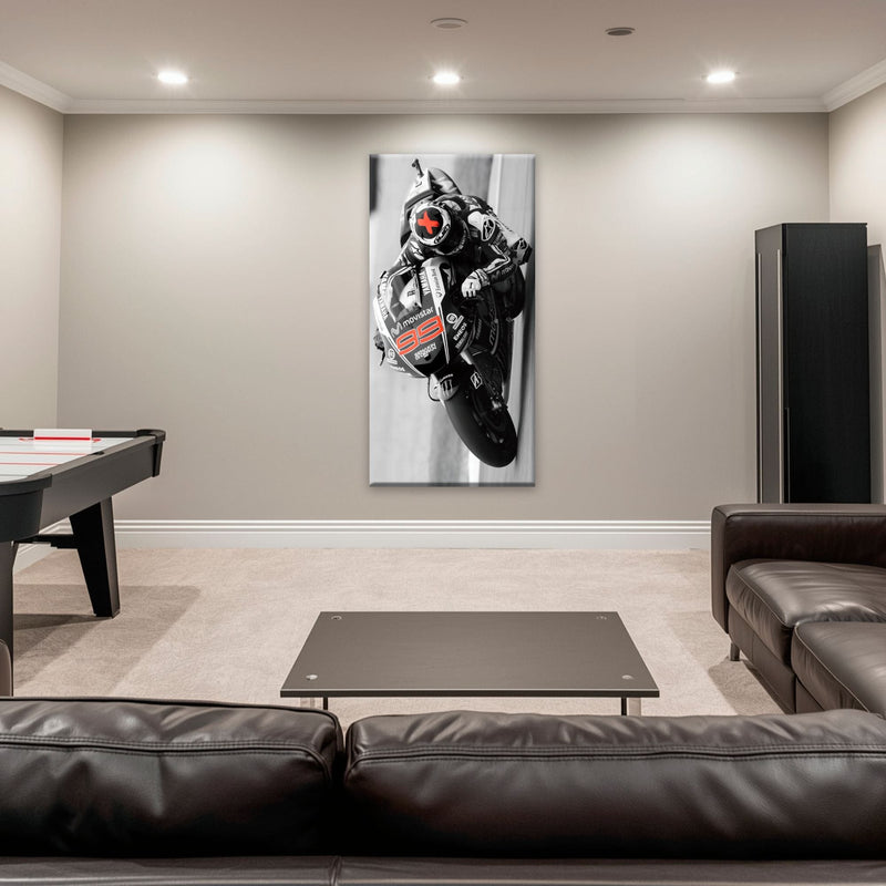 Motorcycle Blueprint Wall Art – Yamaha YZR-M1 MotoGP Canvas Print Motorcycle
