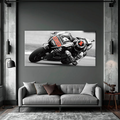 Motorcycle Blueprint Wall Art – Yamaha YZR-M1 MotoGP Canvas Print Motorcycle